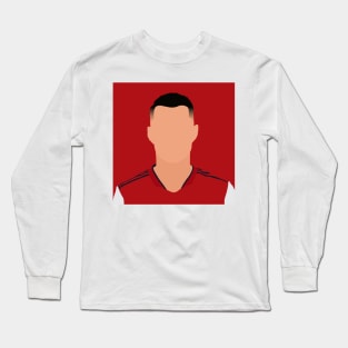 Granit Xhaka Minimalistic Face Art Long Sleeve T-Shirt